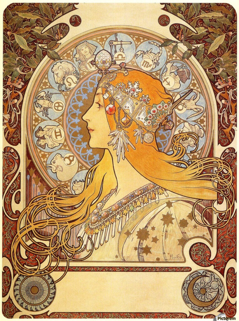 Zodiaque – Mucha Alphonse Mucha