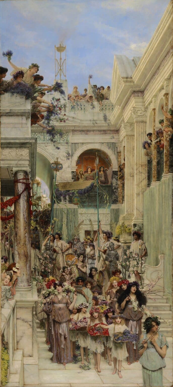 Printemps – Lawrence Alma-Tadema Lawrence Alma-Tadema