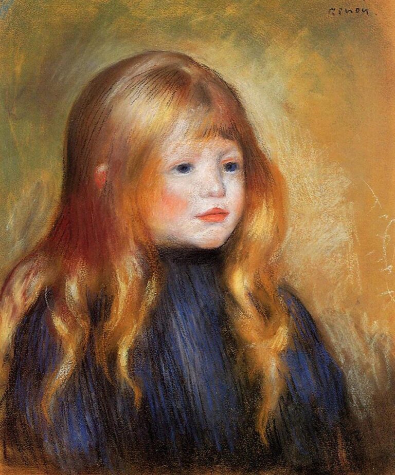 La tête d’un enfant – Pierre-Auguste Renoir Pierre-Auguste Renoir