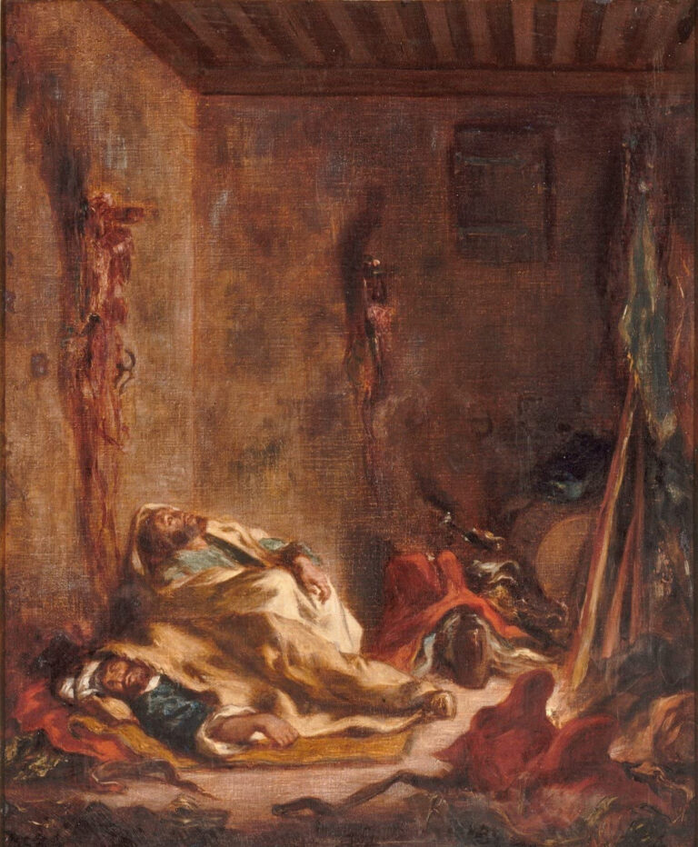 Un poste de garde à Meknès – Eugène Delacroix Eugène Delacroix