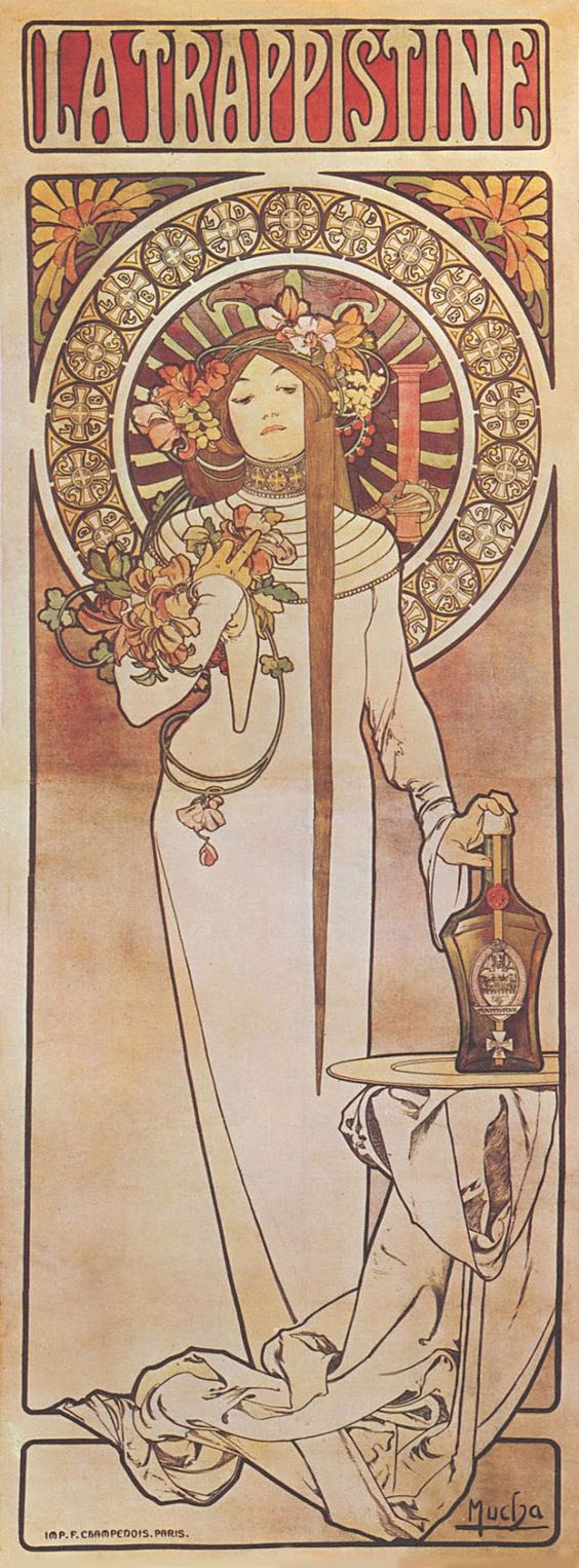 Affiche La Trappistine – Mucha Alphonse Mucha