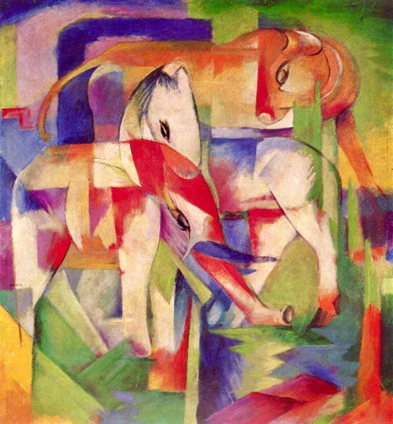 Éléphant, cheval, vache – Franz Marc Franz Marc