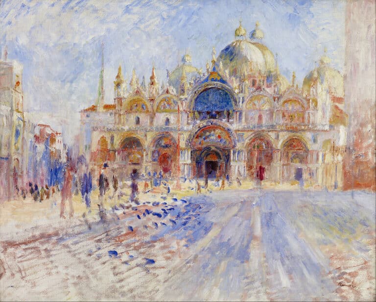 Place Saint Marc à Venise – Pierre-Auguste Renoir Pierre-Auguste Renoir 2