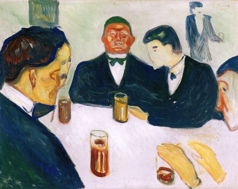 Hommes buvant – Edvard Munch Edvard Munch