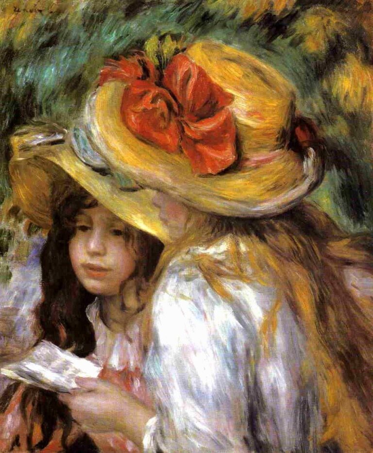 Deux jeunes filles lisant – Pierre-Auguste Renoir Pierre-Auguste Renoir