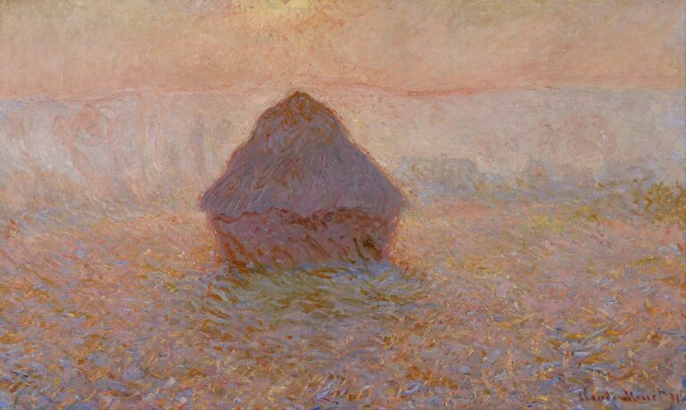 Meule (soleil dans la brume) – Claude Monet Claude Monet