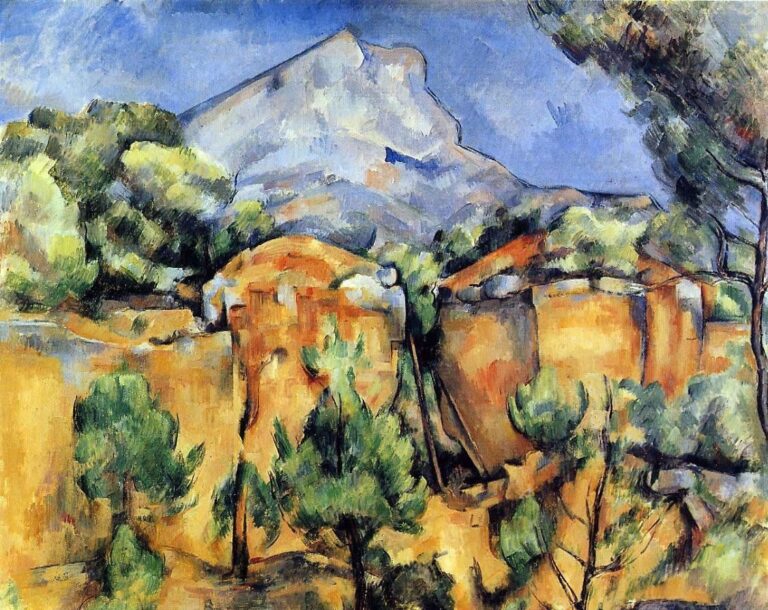 La Montagne Sainte-Victoire vue de Bibémus – Paul Cézanne Paul Cézanne