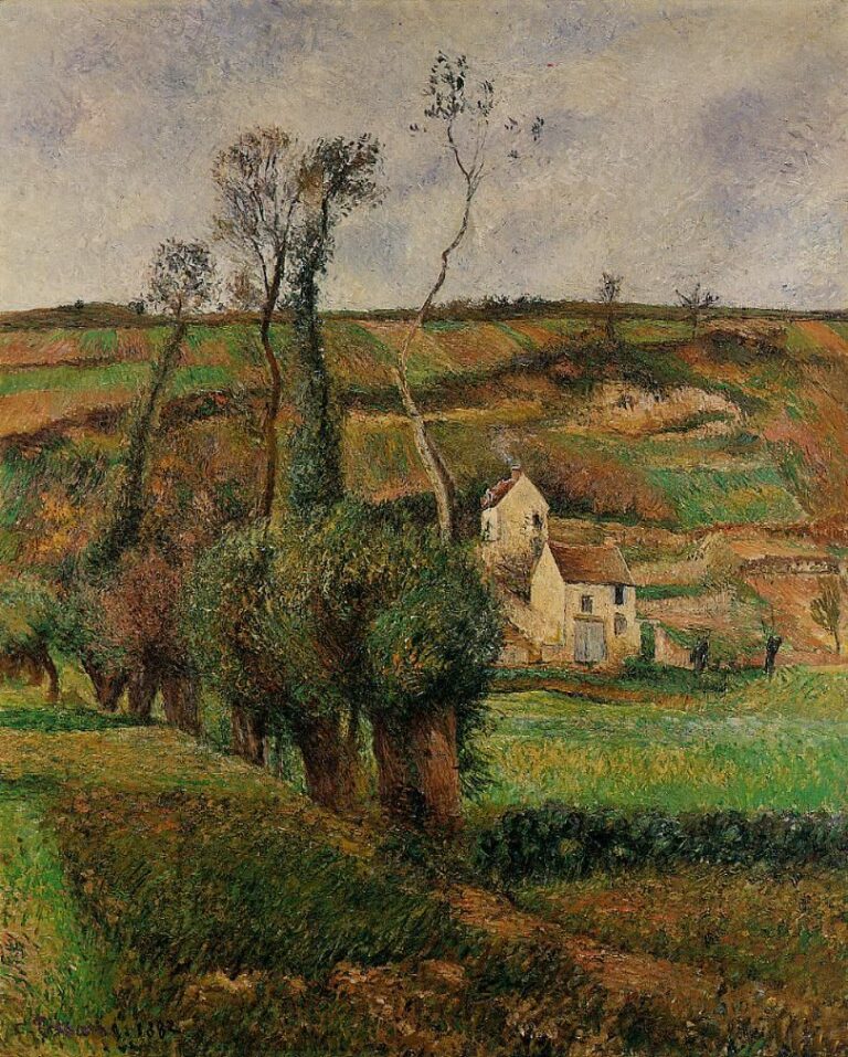 Les pentes de choux, Pontoise – Camille Pissarro Camille Pissarro