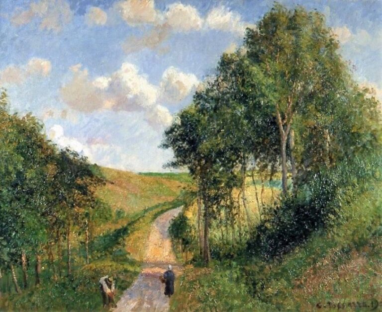 Paysage à Berneval – Camille Pissarro Camille Pissarro