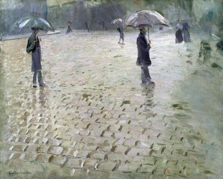 Rue de Paris, jour de pluie – Caillebotte Gustave Caillebotte