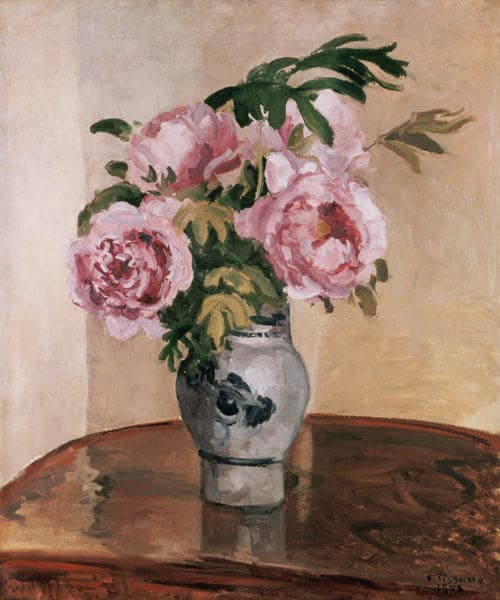 Un vase de pivoines 1875 – Edouard Manet Édouard Manet