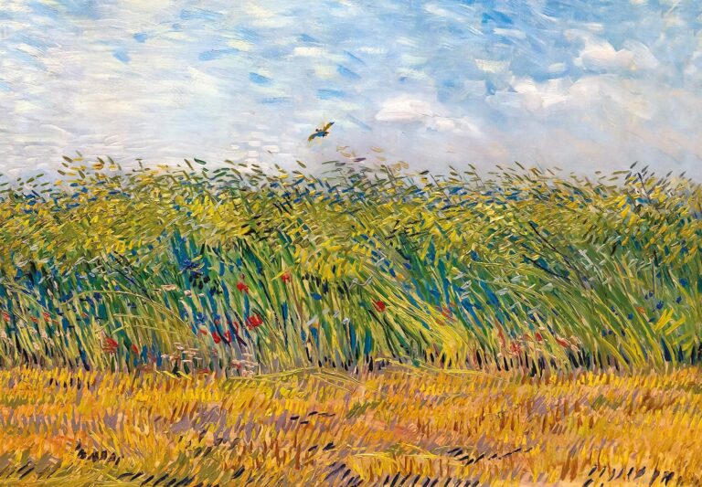 Champ de blé avec des alouettes – Van Gogh Vincent Van Gogh