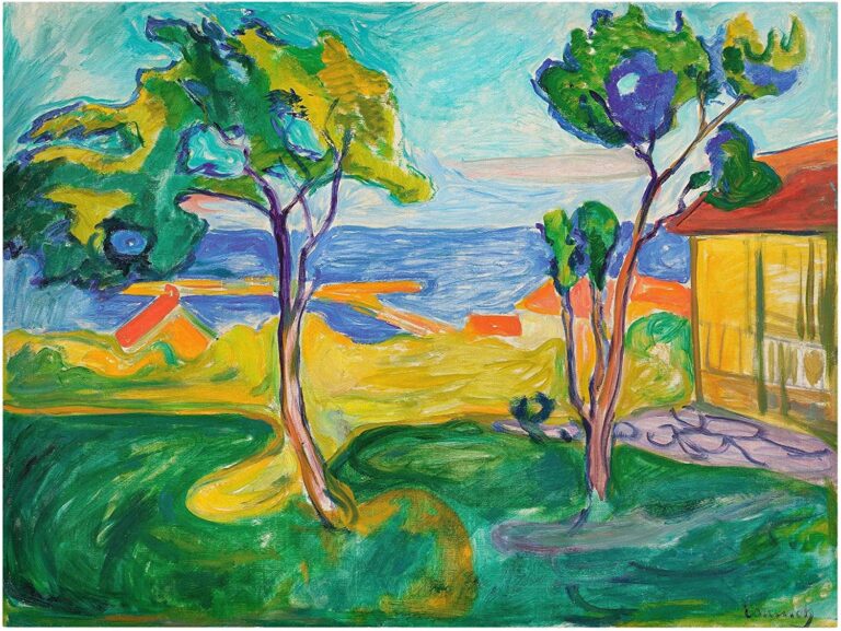 Le jardin à Asgardstrand – Edvard Munch Edvard Munch