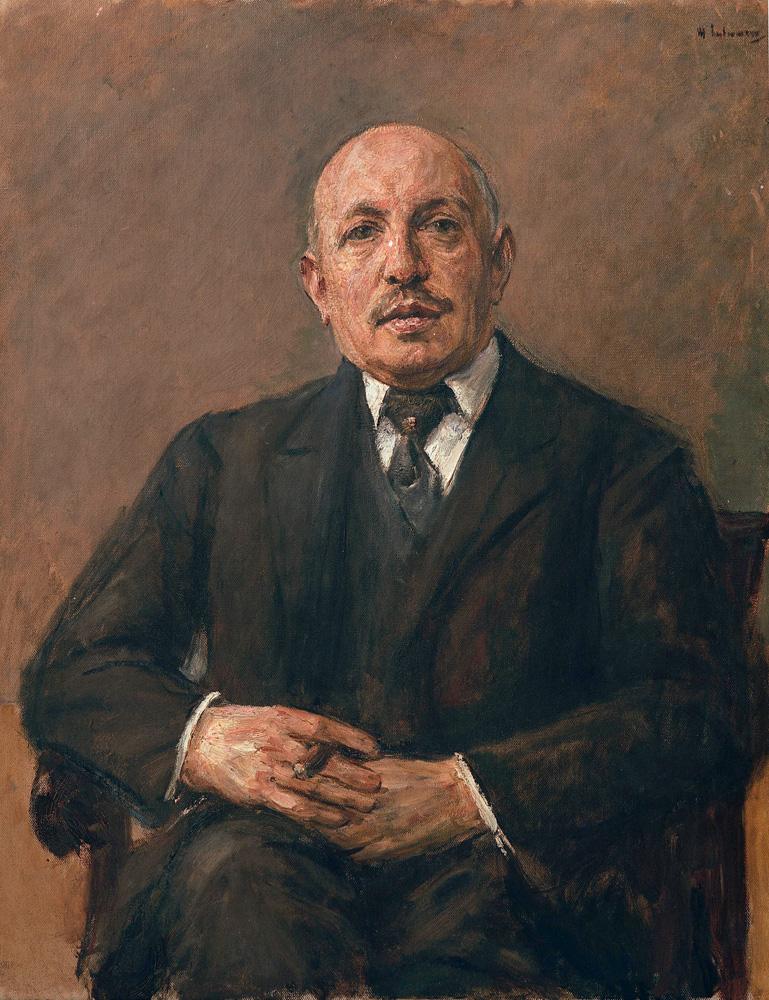 Samuel Fischer, Ölgemälde, 1915 – Max Liebermann Max Liebermann