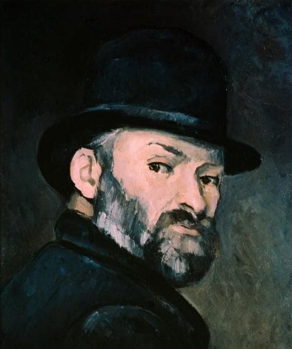 Autoportrait au chapeau melon – Paul Cézanne Paul Cézanne