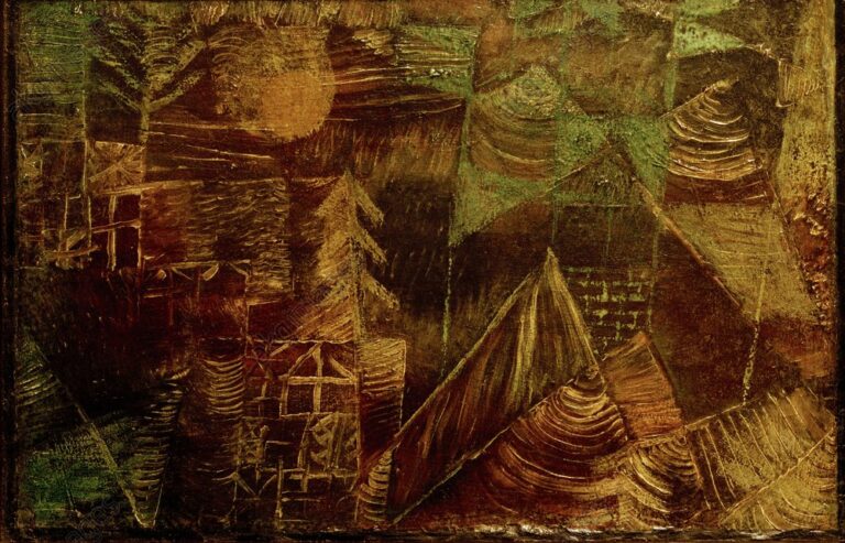 Ermitage en forêt, 1921 – Paul Klee Paul Klee