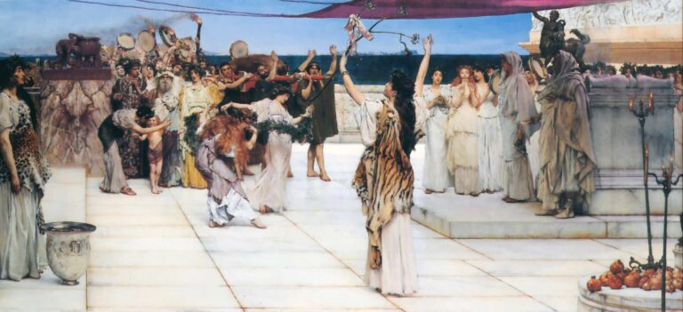 Une dédicace à Bacchus – Lawrence Alma-Tadema Lawrence Alma-Tadema