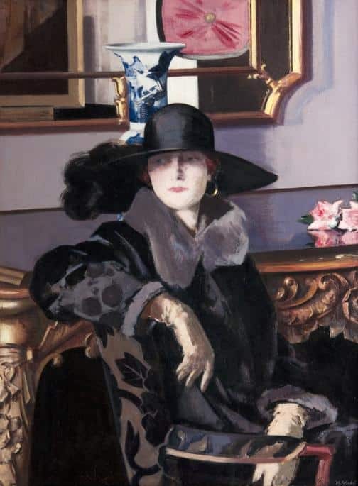 Une dame en noir – Francis Cadell Francis Cadell