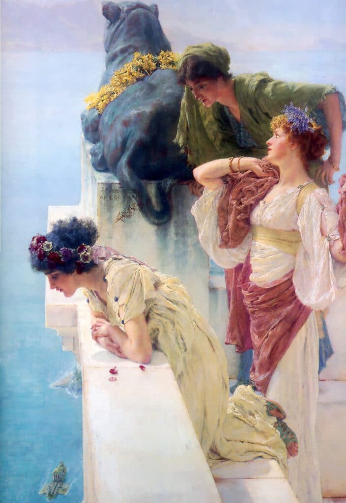 Un coq-à-l’âne – Lawrence Alma-Tadema Lawrence Alma-Tadema