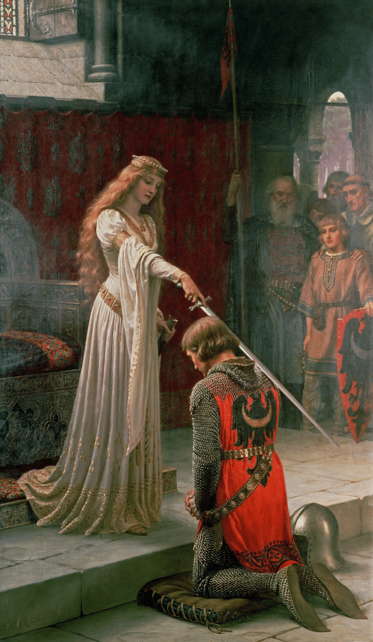 L’Adoubement – Edmund Leighton Edmund Leighton