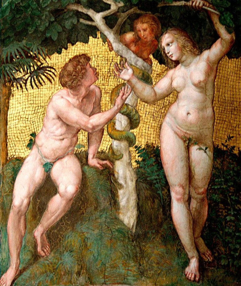 Adam et Eve – Raphaël (peintre) Raffaello Sanzio