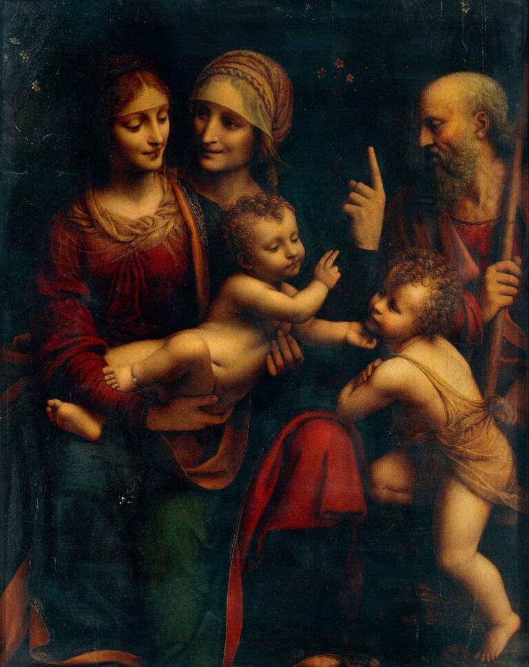 Sainte Anne, la Vierge, l’Enfant Jésus et saint Jean-Baptiste enfant – Léonard de Vinci Léonard de Vinci