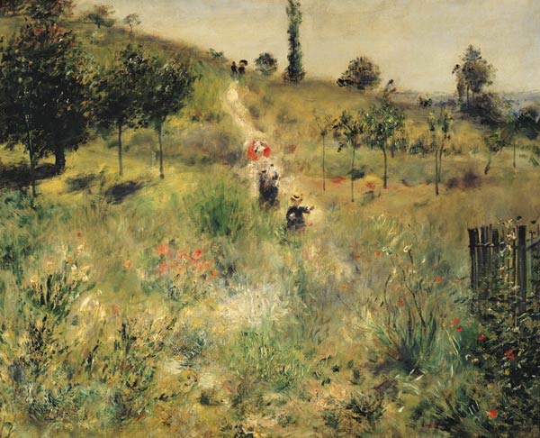 Chemin avançant dans la haute herbe – Pierre-Auguste Renoir Pierre-Auguste Renoir