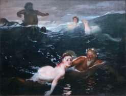 Jouer dans les vagues – Arnold Böcklin Arnold Böcklin