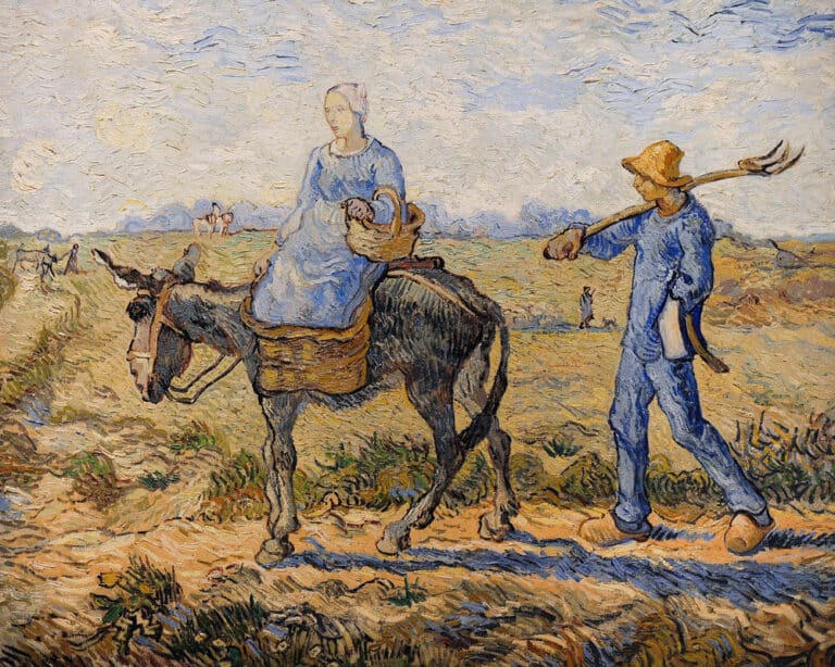 Matin, sortie au travail – Van Gogh Vincent Van Gogh