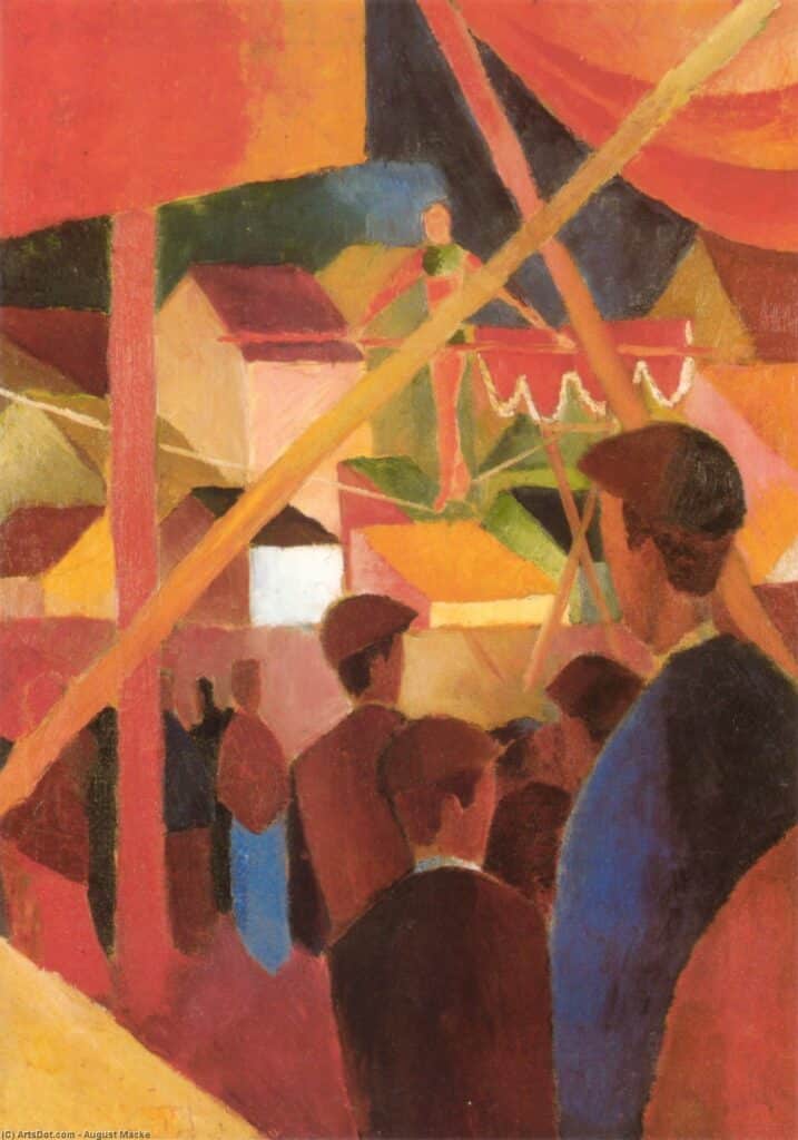 Marcheur sur corde raide – August Macke August Macke