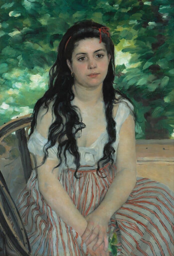 En été, la Bohémienne – Pierre-Auguste Renoir Pierre-Auguste Renoir