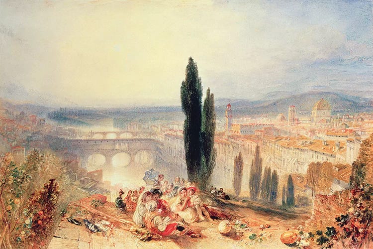 Florence près de San Miniato – William Turner William Turner