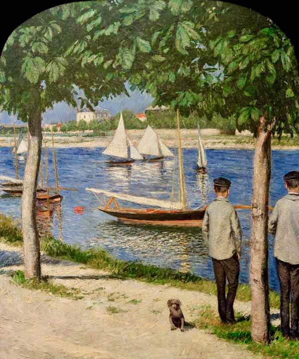 Banques Petit Gennevilliers – Caillebotte Gustave Caillebotte