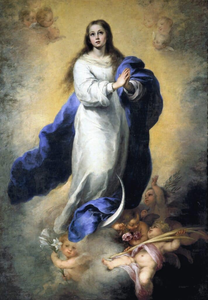 L’Immaculée Conception de l’Escorial – Bartolomé Esteban Murillo Bartolomé Esteban Murillo