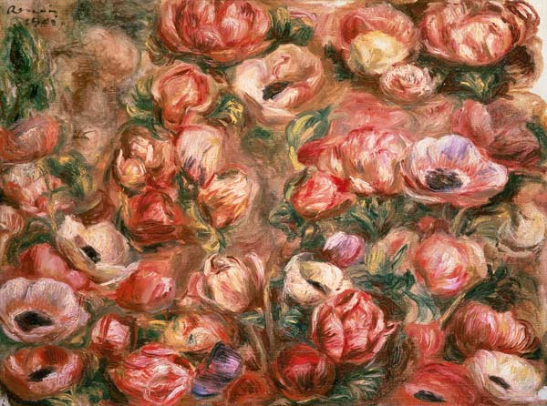 Lit d’anémones – Pierre-Auguste Renoir Pierre-Auguste Renoir