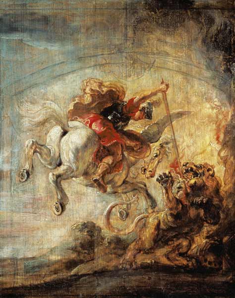 Bellérophon chevauchant Pégase et combattant le Chimaera – Peter Paul Rubens Peter Paul Rubens