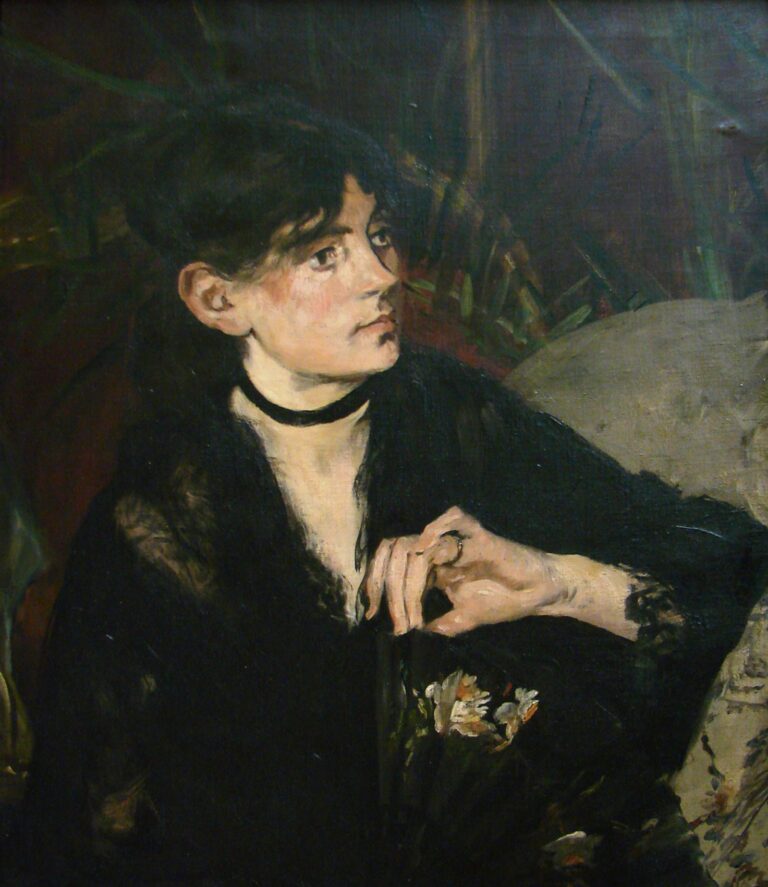 Berthe Morisot à l’éventail – Edouard Manet Édouard Manet