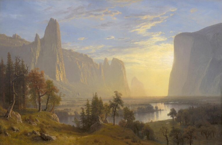 Vallée de Yosemite – Albert Bierstadt Albert Bierstadt