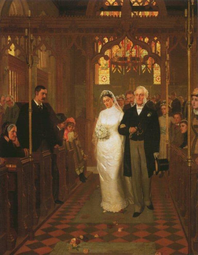 Jusqu’à ce que la mort nous sépare – Edmund Leighton Edmund Leighton