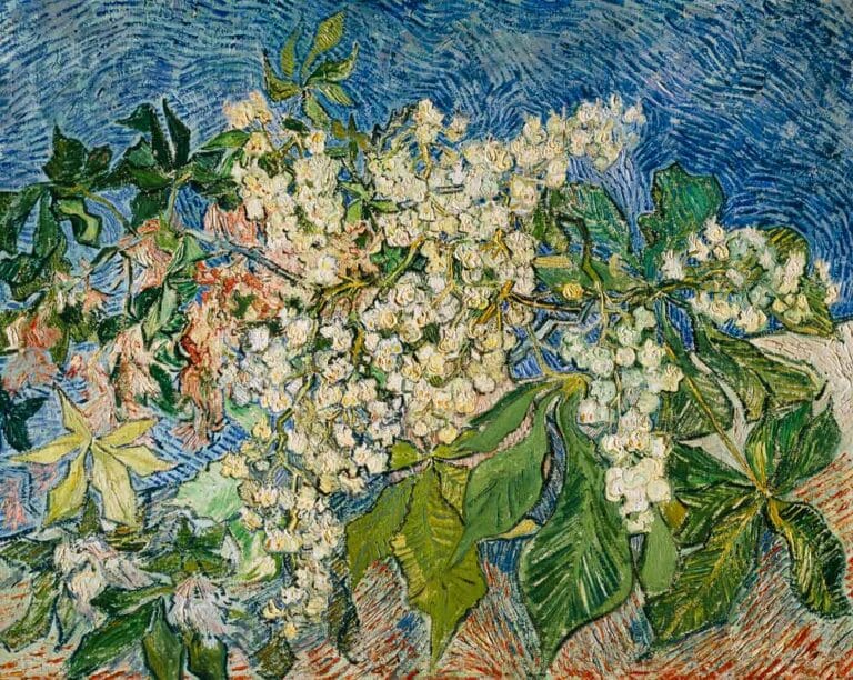 Branches de châtaigniers en fleurs – Van Gogh Vincent Van Gogh