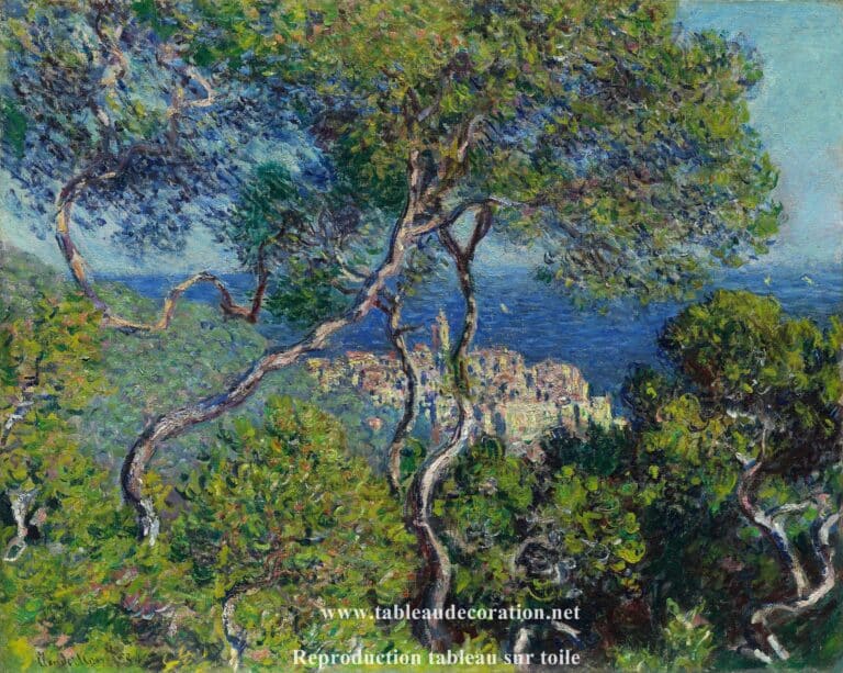 Les Villas à Bordighera – Tableau connu Monet Claude Monet