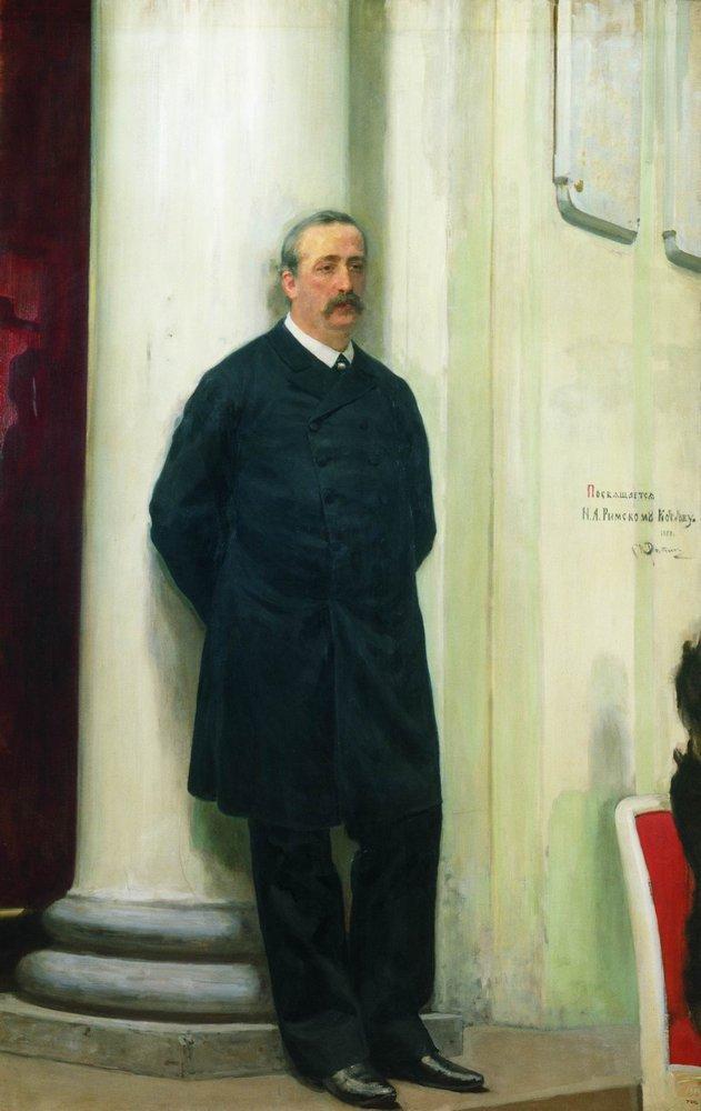 Portrait du compositeur et chimiste Aleksander – Ilya Repin Ilya Repin