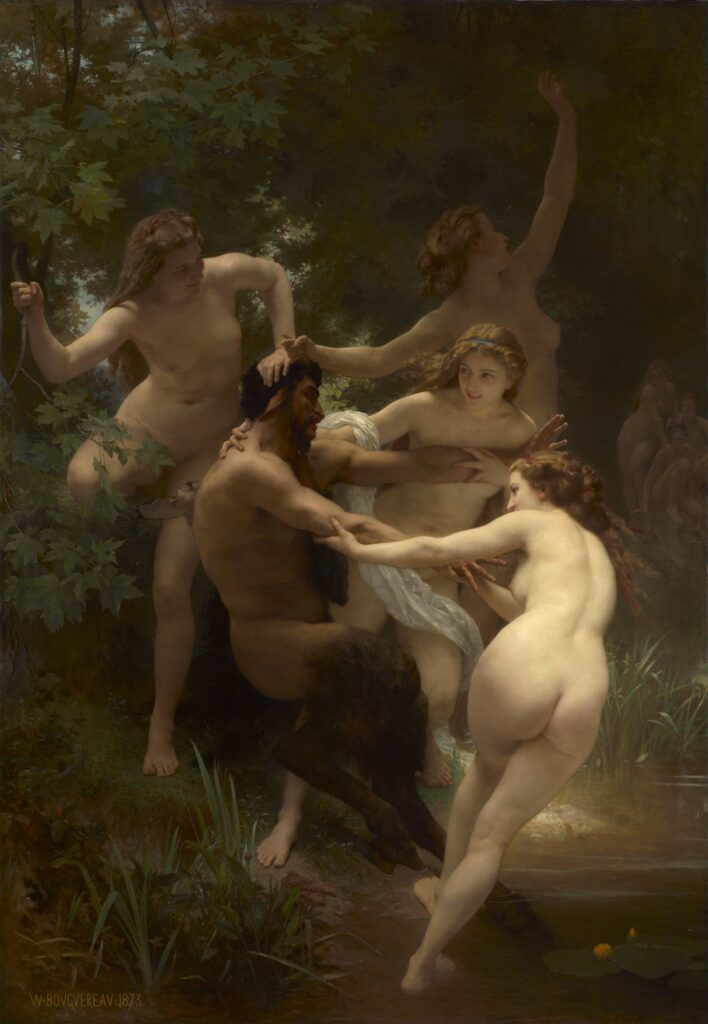 Nymphes et satyre – William Bouguereau William Bouguereau