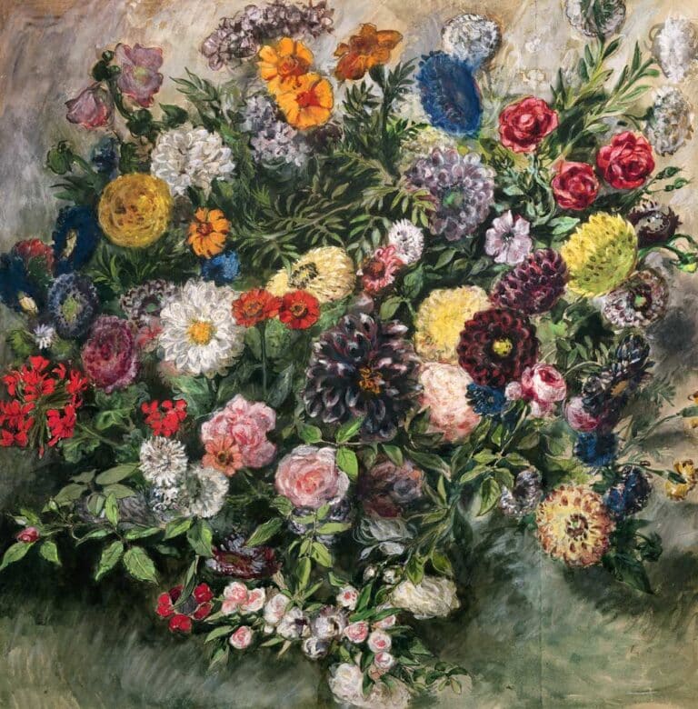 Bouquet de fleurs – Eugène Delacroix Eugène Delacroix