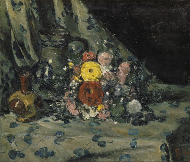 Bouquet de dahlias jaunes – Paul Cézanne Paul Cézanne