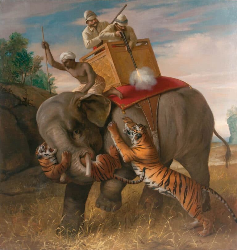 Tigerjagd – Briton Rivière Briton Rivière