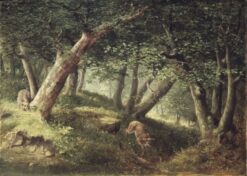 Dans la forêt – William Holbrook Beard William Holbrook Beard