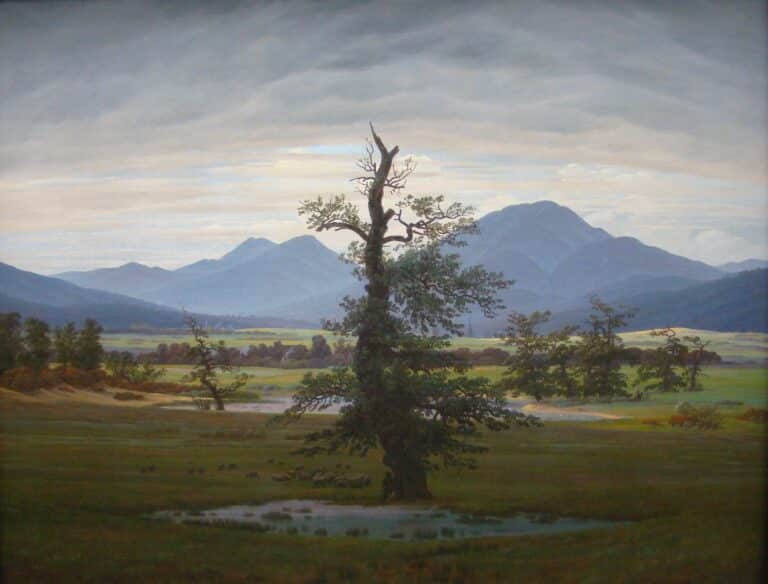 Paysage champêtre, le matin – Caspar David Friedrich Caspar David Friedrich