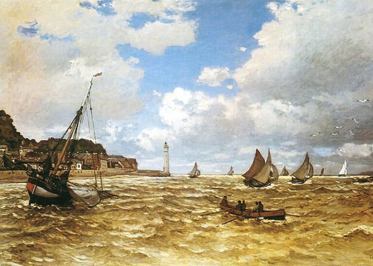 Bouche de la Seine à honfleur – Claude Monet Claude Monet