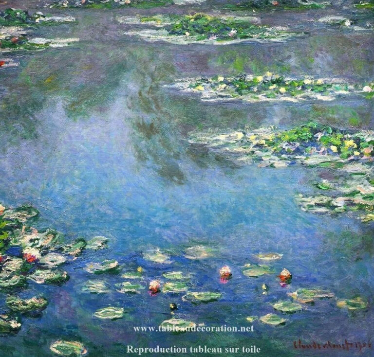 Nymphéas – Tableau connu Claude Monet "Les Nymphéas" de Claude Monet